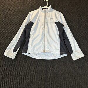 VNT Y2K Nike Dri-Fit Two Tone Blue Full Zip Outerwear Women's Size Small